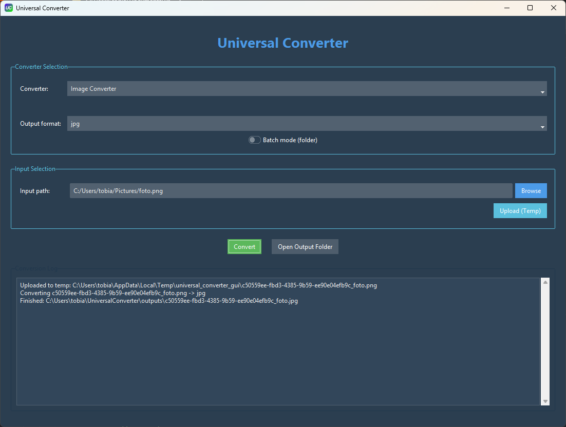 Preview Image of Universal converter.