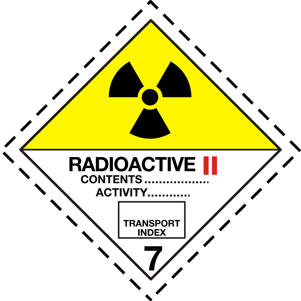 Class 7X (Low Radiation - Depends on dose)
