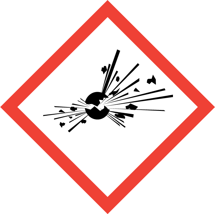 Warning Explosive Hazard