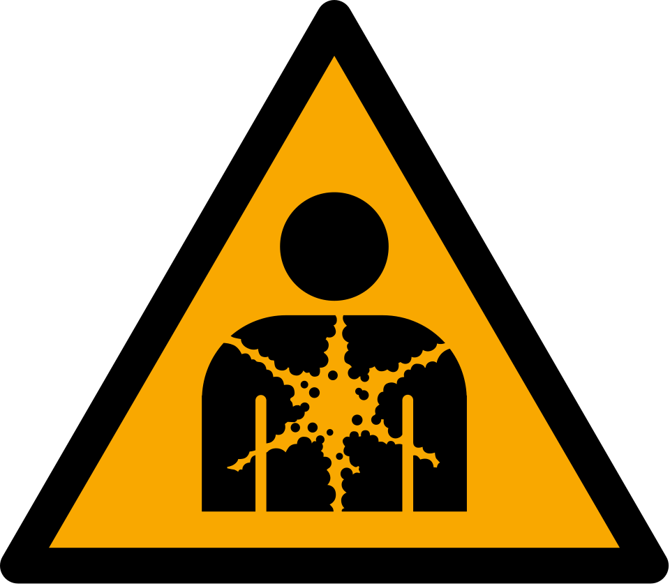 Warning Health Hazard - Triangle