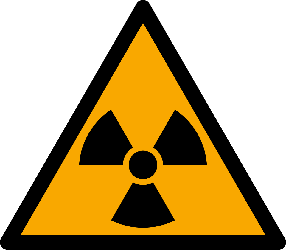 Warning Radioactive Hazard - Triangle