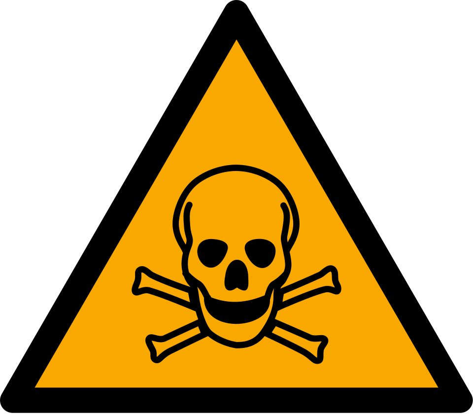 Warning Toxic Hazard - Triangle
